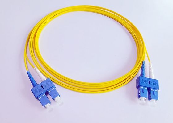 Cavo di toppa irregolare di Lszh del duplex dello Sc UPC per il sistema di DWDM