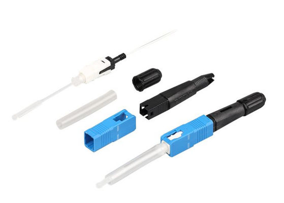 Connettore veloce a fibra ottica caldo dello Sc UPC dello Sc APC della colata FTTH