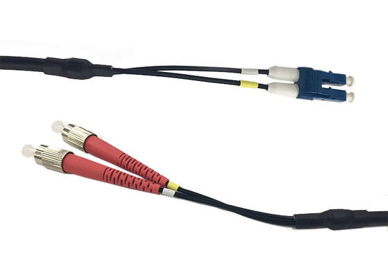 cavo a fibre ottiche del duplex di singolo modo di 4.8mm, cavo di toppa di LC UPC