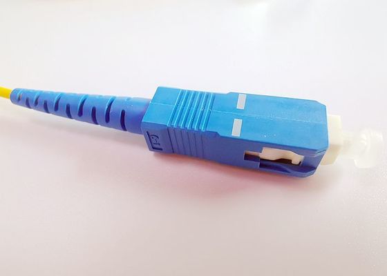 Sc a fibra ottica semplice UPC del cavo di toppa di LSZH 2.0mm Ftth
