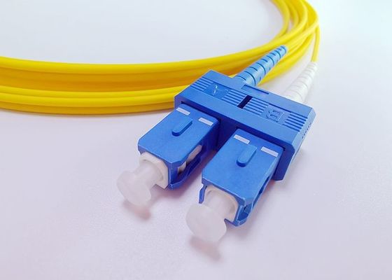 Cavo di toppa irregolare di Lszh del duplex dello Sc UPC per il sistema di DWDM