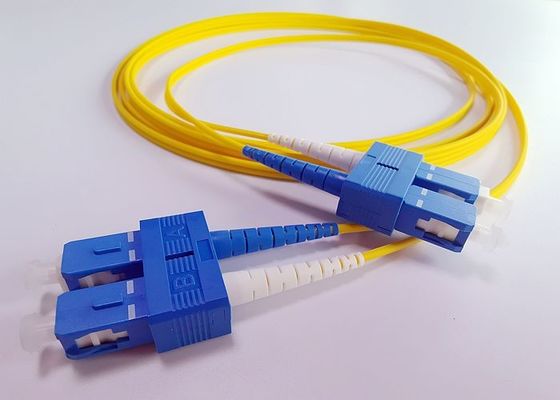 Cavo di toppa irregolare di Lszh del duplex dello Sc UPC per il sistema di DWDM