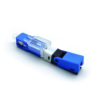 Singolo connettore rapido a fibra ottica dello Sc UPC Ftth di modo 52mm